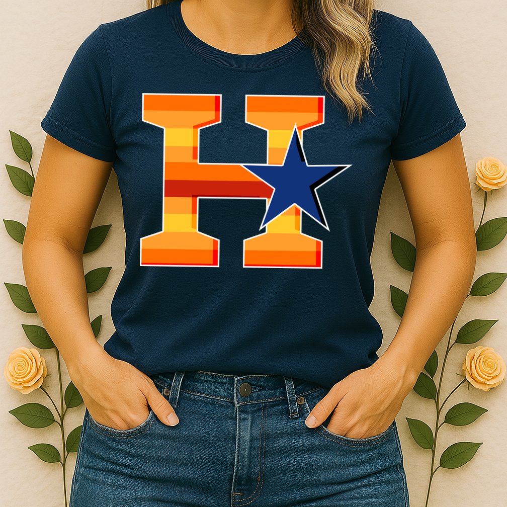 Houston Baseball H Star Logo Womens T-Shirt