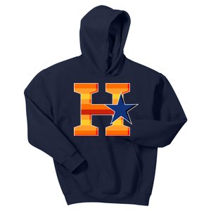 Houston Baseball H Star Logo Kids Hoodie