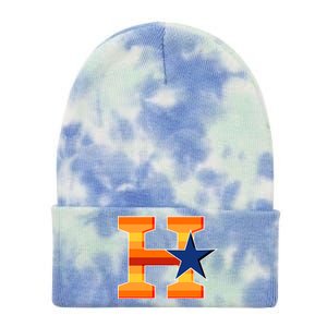 Houston Baseball H Star Logo Tie Dye 12in Knit Beanie