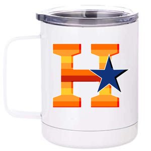 Houston Baseball H Star Logo 12 oz Stainless Steel Tumbler Cup