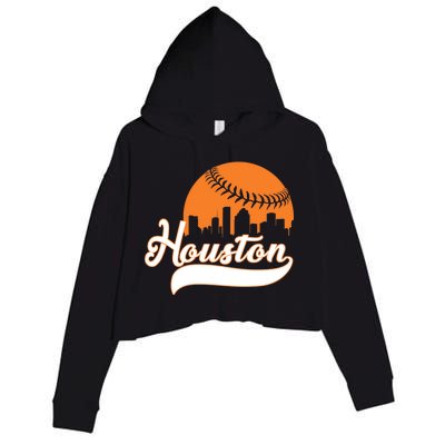 Houston Baseball Team City Crop Fleece Hoodie