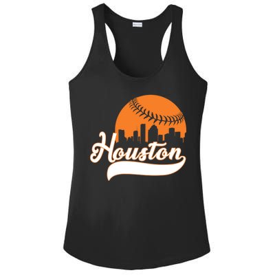 Houston Baseball Team City Ladies PosiCharge Competitor Racerback Tank