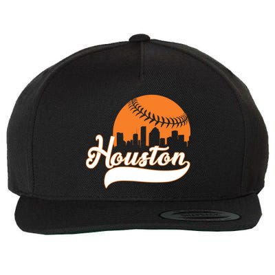 Houston Baseball Team City Wool Snapback Cap