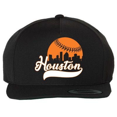 Houston Baseball Team City Wool Snapback Cap