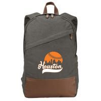 Houston Baseball Team City Cotton Canvas Backpack