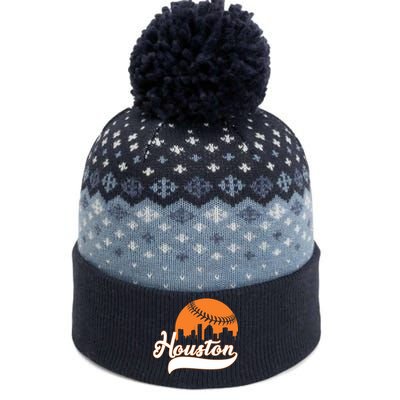 Houston Baseball Team City The Baniff Cuffed Pom Beanie