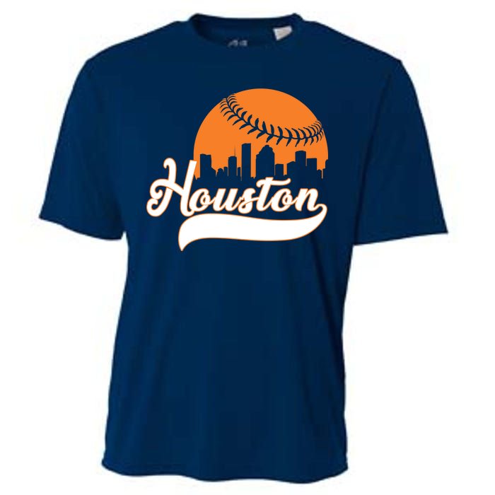 Houston Baseball Team City Cooling Performance Crew T-Shirt