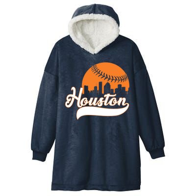 Houston Baseball Team City Hooded Wearable Blanket