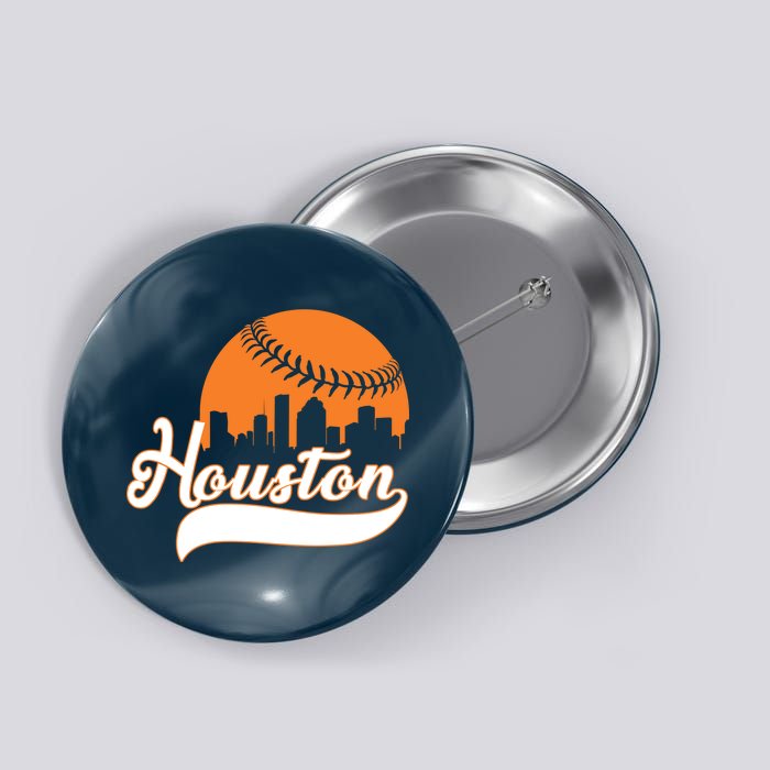 Houston Baseball Team City Button