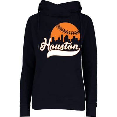 Houston Baseball Team City Womens Funnel Neck Pullover Hood