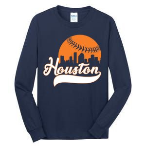 Houston Baseball Team City Tall Long Sleeve T-Shirt