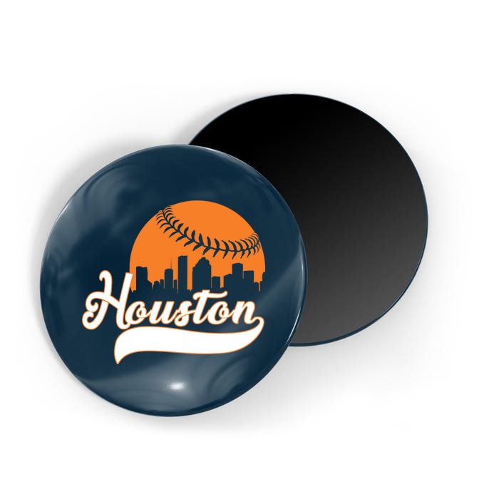 Houston Baseball Team City Magnet