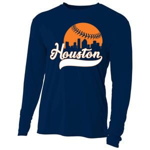 Houston Baseball Team City Cooling Performance Long Sleeve Crew