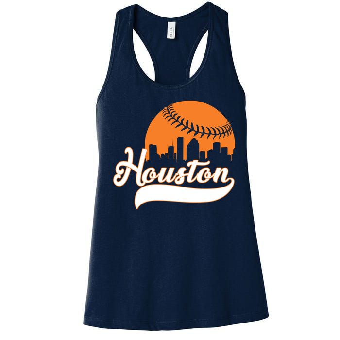 Houston Baseball Team City Women's Racerback Tank