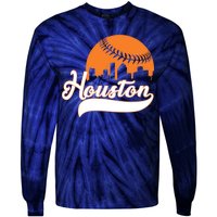 Houston Baseball Team City Tie-Dye Long Sleeve Shirt