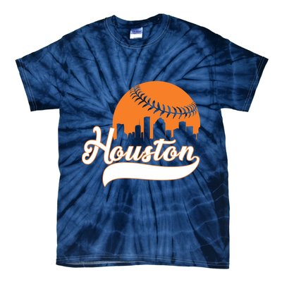 Houston Baseball Team City Tie-Dye T-Shirt