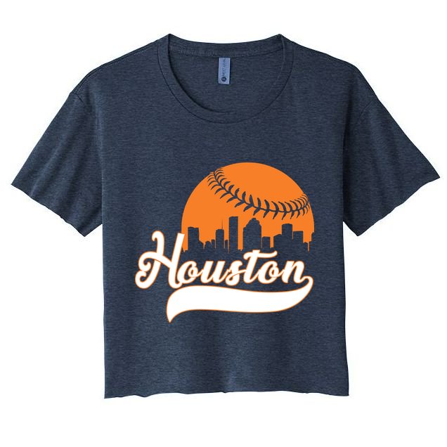 Houston Baseball Team City Crop Top