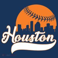 Houston Baseball Team City Women's V-Neck T-Shirt
