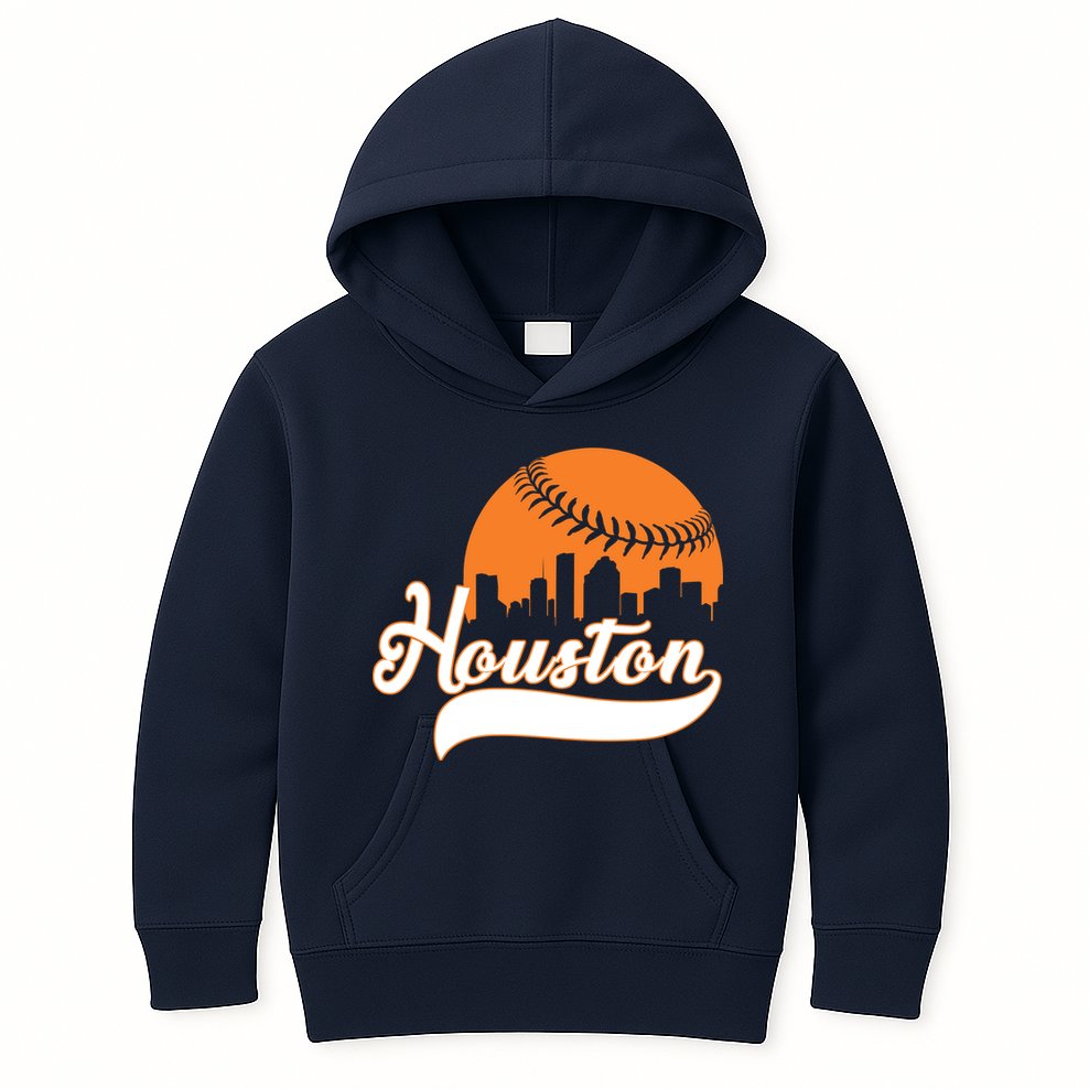Houston Baseball Team City Kids Hoodie