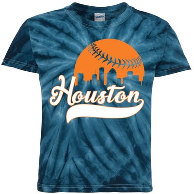 Houston Baseball Team City Kids Tie-Dye T-Shirt