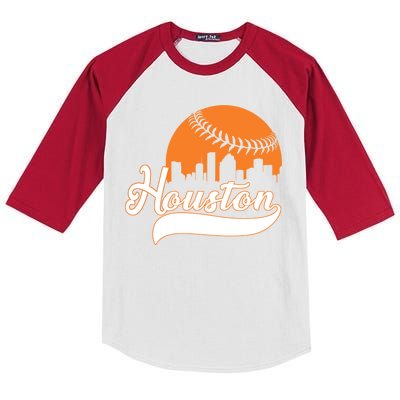 Houston Baseball Team City Kids Colorblock Raglan Jersey