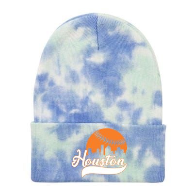 Houston Baseball Team City Tie Dye 12in Knit Beanie