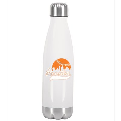 Houston Baseball Team City Stainless Steel Insulated Water Bottle