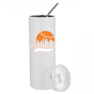 Houston Baseball Team City Stainless Steel Tumbler