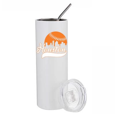 Houston Baseball Team City Stainless Steel Tumbler