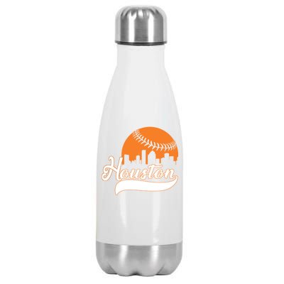 Houston Baseball Team City Stainless Steel Insulated Water Bottle