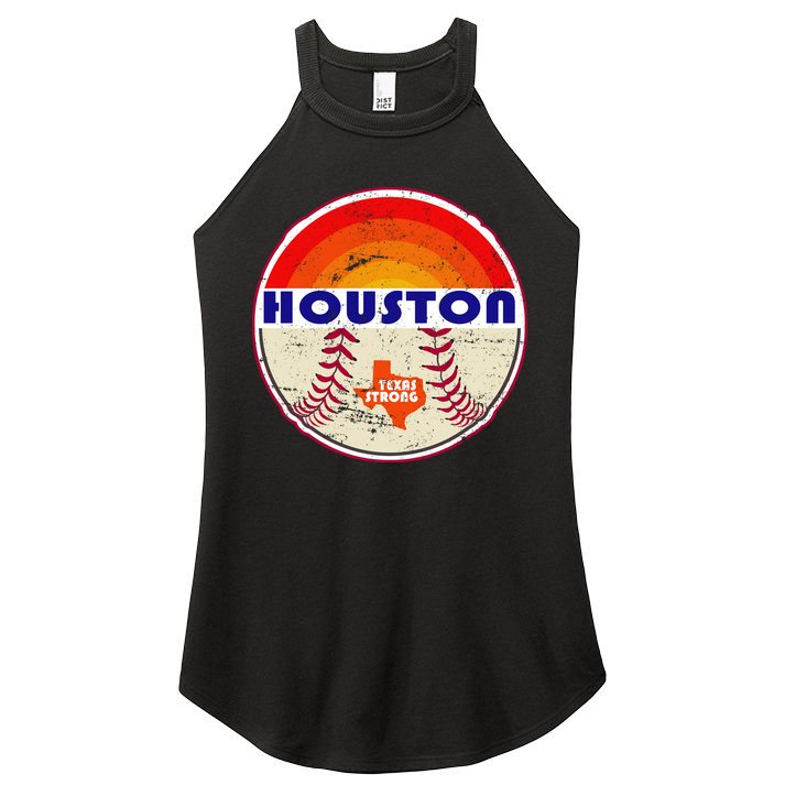 Houston Baseball Texas Strong Women's Perfect Tri Rocker Tank