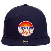 Houston Baseball Texas Strong 7 Panel Mesh Trucker Snapback Hat