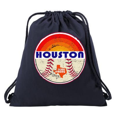 Houston Baseball Texas Strong Drawstring Bag