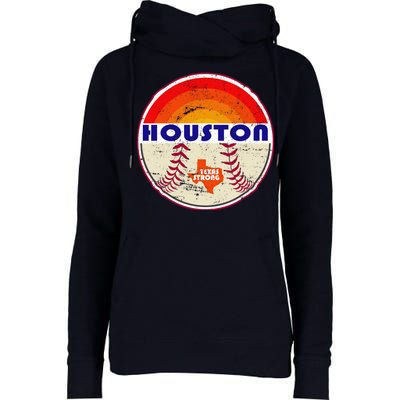 Houston Baseball Texas Strong Womens Funnel Neck Pullover Hood