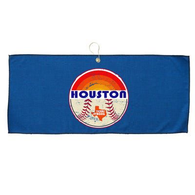 Houston Baseball Texas Strong Large Microfiber Waffle Golf Towel