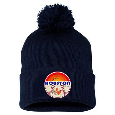 Houston Baseball Texas Strong Pom Pom 12in Knit Beanie