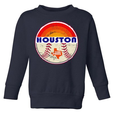 Houston Baseball Texas Strong Toddler Sweatshirt