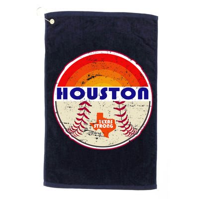 Houston Baseball Texas Strong Platinum Collection Golf Towel