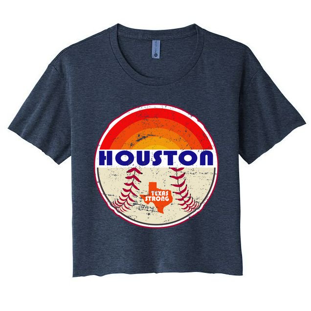 Houston Baseball Texas Strong Crop Top