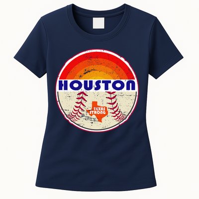Houston Baseball Texas Strong Womens T-Shirt
