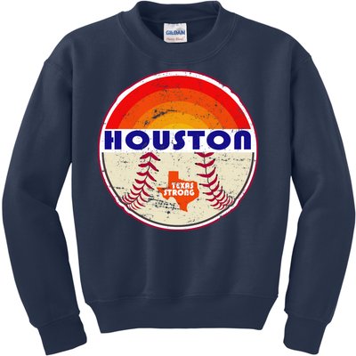 Houston Baseball Texas Strong Kids Sweatshirt