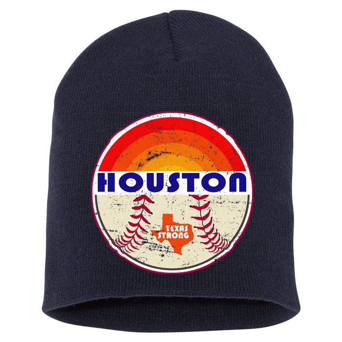 Houston Baseball Texas Strong Short Acrylic Beanie