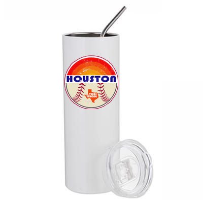 Houston Baseball Texas Strong Stainless Steel Tumbler