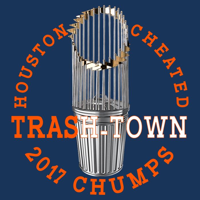 Houston Cheated Trash-Town 2017 Chumps Garment-Dyed Heavyweight T-Shirt