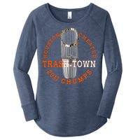 Houston Cheated Trash-Town 2017 Chumps Women's Perfect Tri Tunic Long Sleeve Shirt