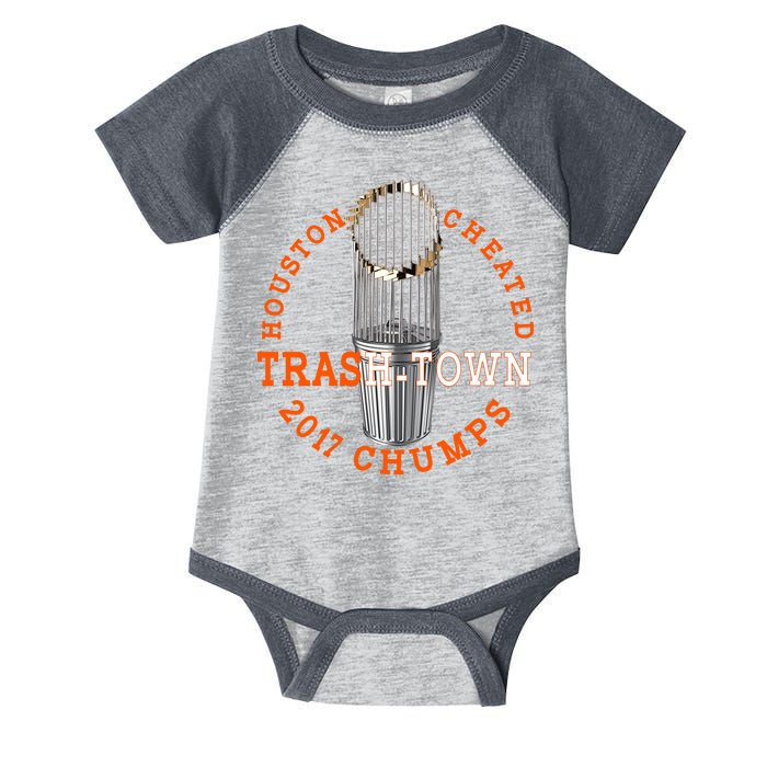 Houston Cheated Trash-Town 2017 Chumps Infant Baby Jersey Bodysuit