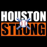 Houston Strong Baseball Bats Logo Impact Tech Backpack