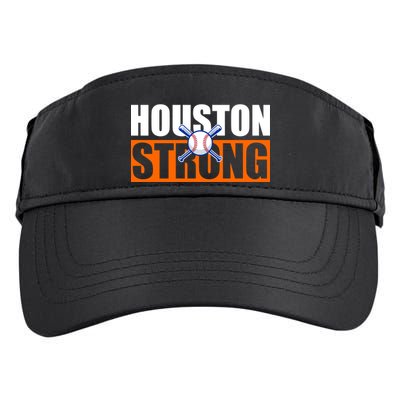 Houston Strong Baseball Bats Logo Adult Drive Performance Visor