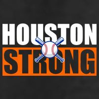 Houston Strong Baseball Bats Logo Trucker Hat