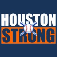 Houston Strong Baseball Bats Logo Flatbill Hat
